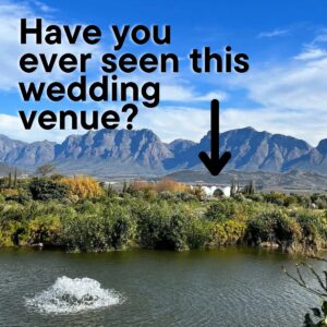 Scenic view of Bosjes wedding venue Cape Town